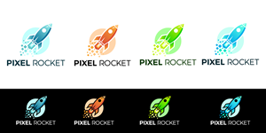 Logo-Design von Alf Mozara für Pixel Rocket | Design: #36487461