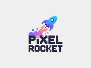 Logo-Design von Shasa_Dara02 für Pixel Rocket | Design: #36495983