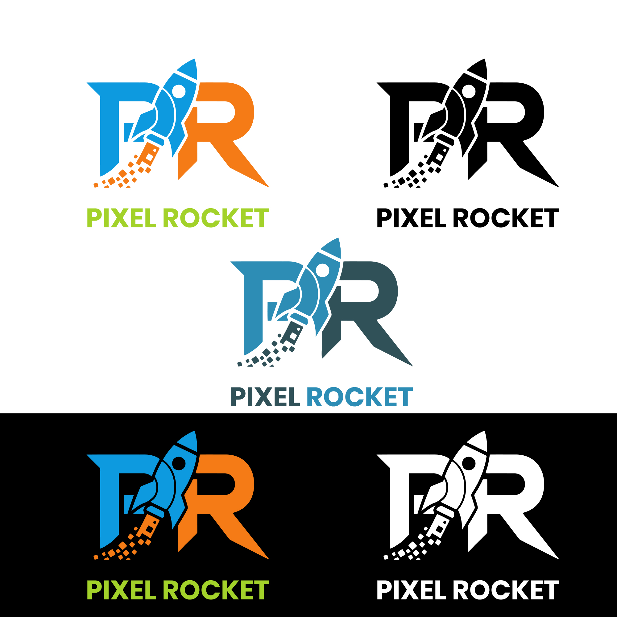 Logo Design by Tariq 38 for Pixel Rocket | Design #36488632