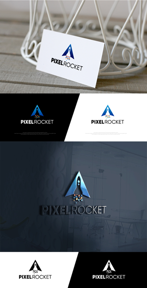 Logo Design by Cool-Designer for Pixel Rocket | Design: #36487415