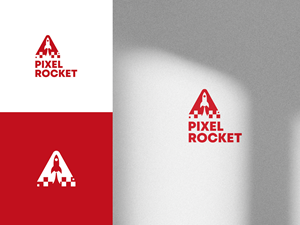 Logo Design by Jammie Logos for Pixel Rocket | Design: #36486585