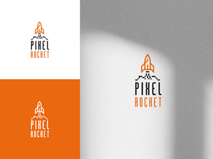 Logo Design by Jammie Logos for Pixel Rocket | Design: #36486647