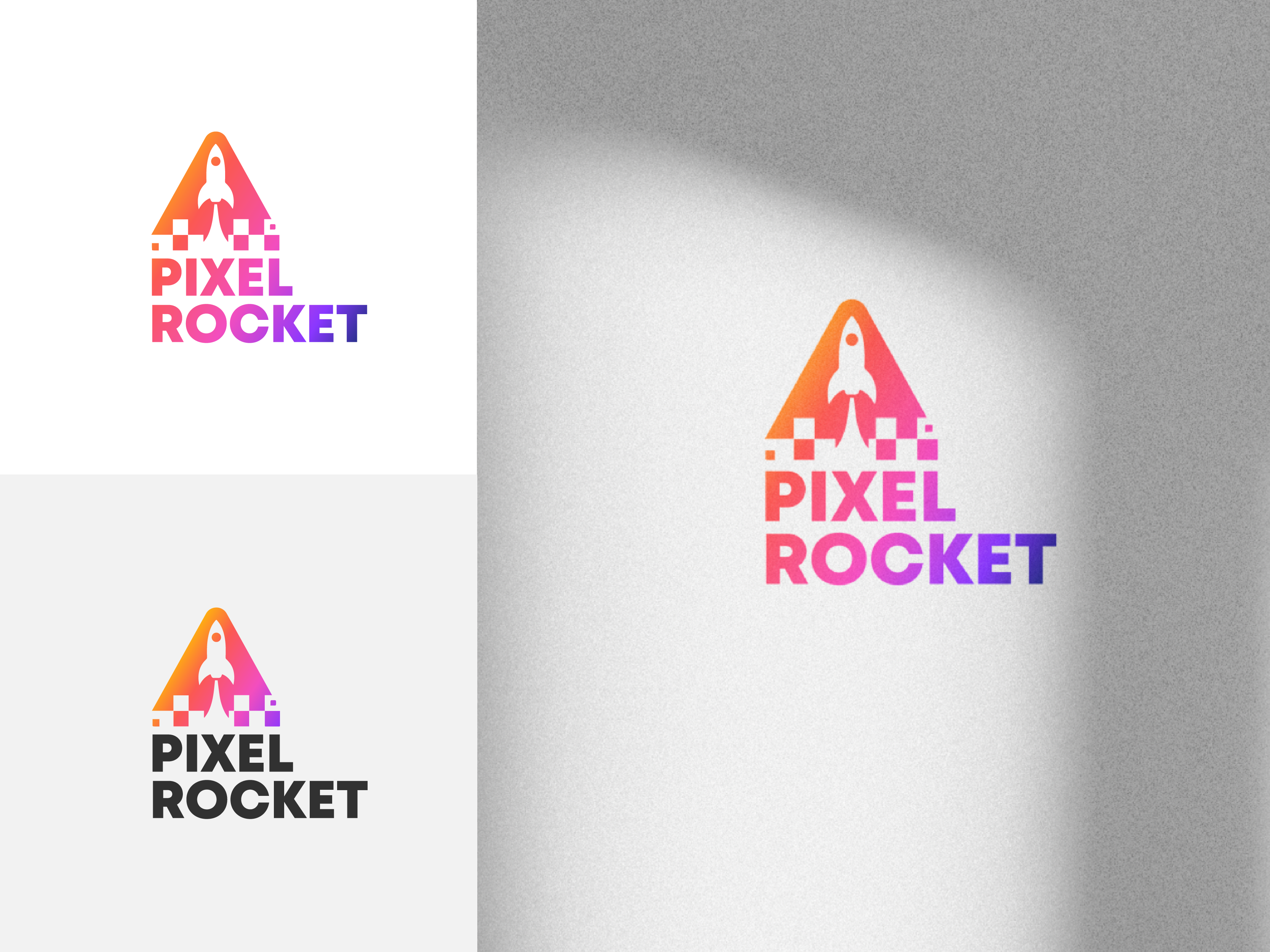 Logo Design by Jammie Logos for Pixel Rocket | Design #36487761