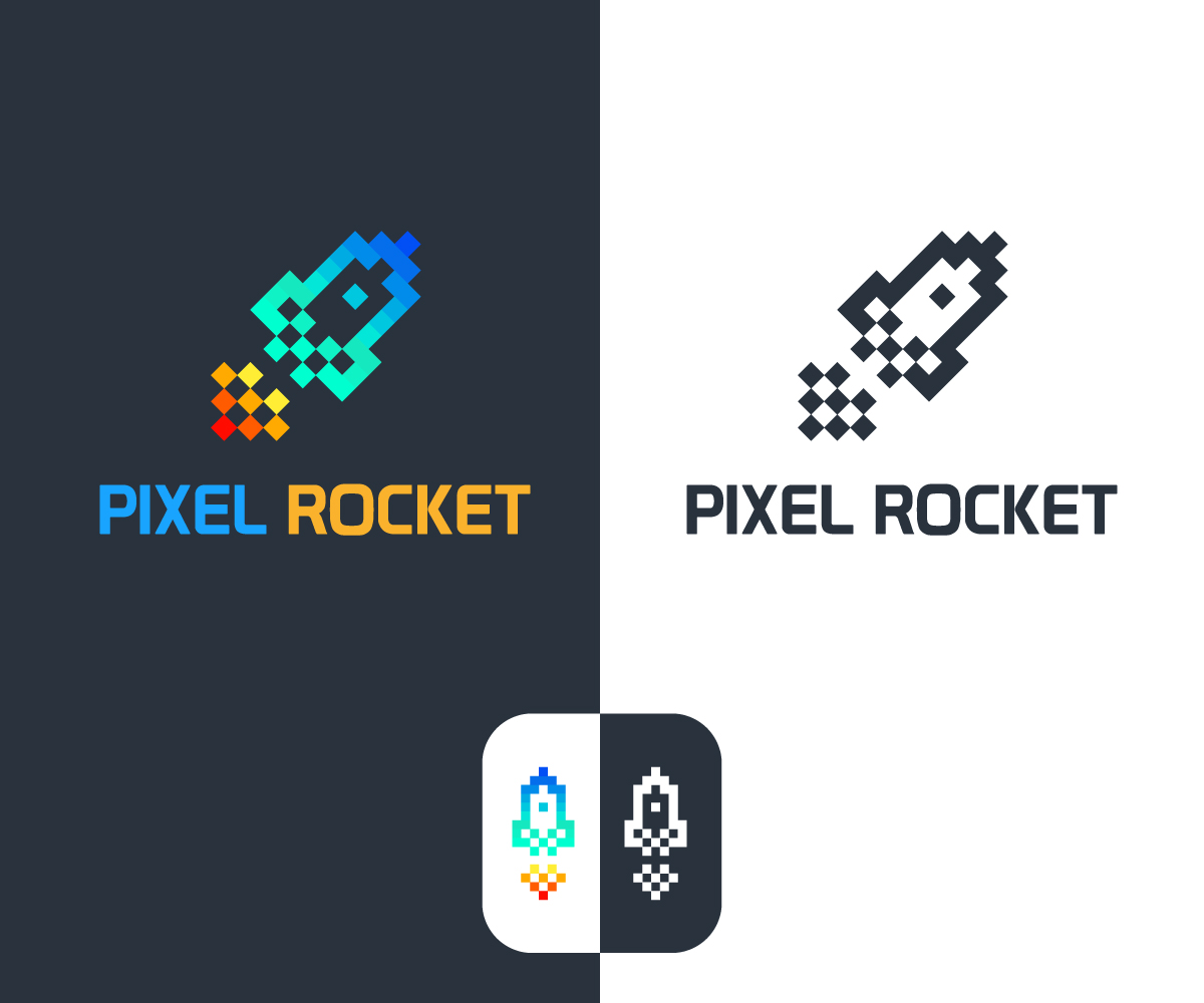 Logo Design by EmDi for Pixel Rocket | Design #36486240