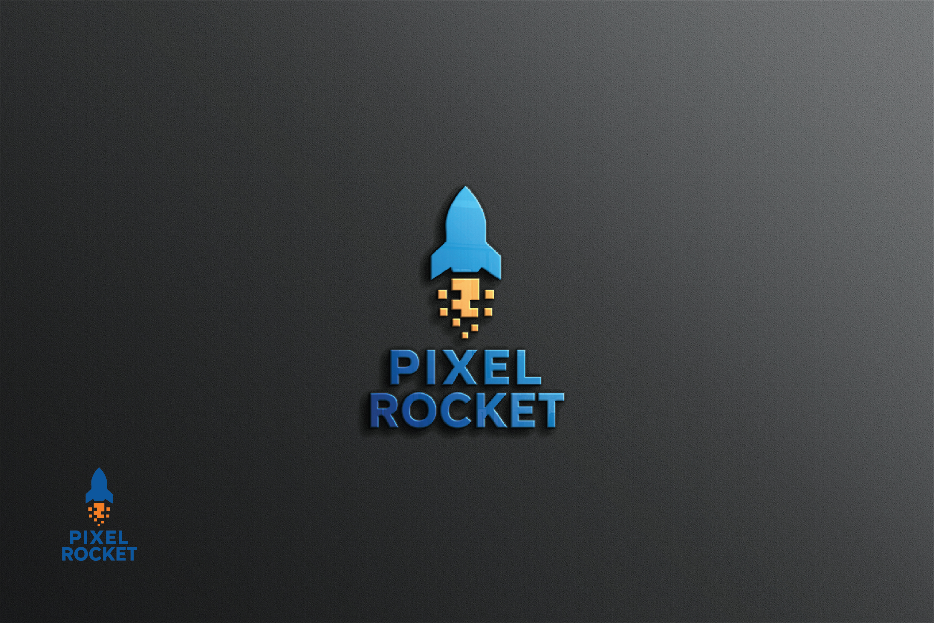 Logo Design by raju.creative for Pixel Rocket | Design #36489520