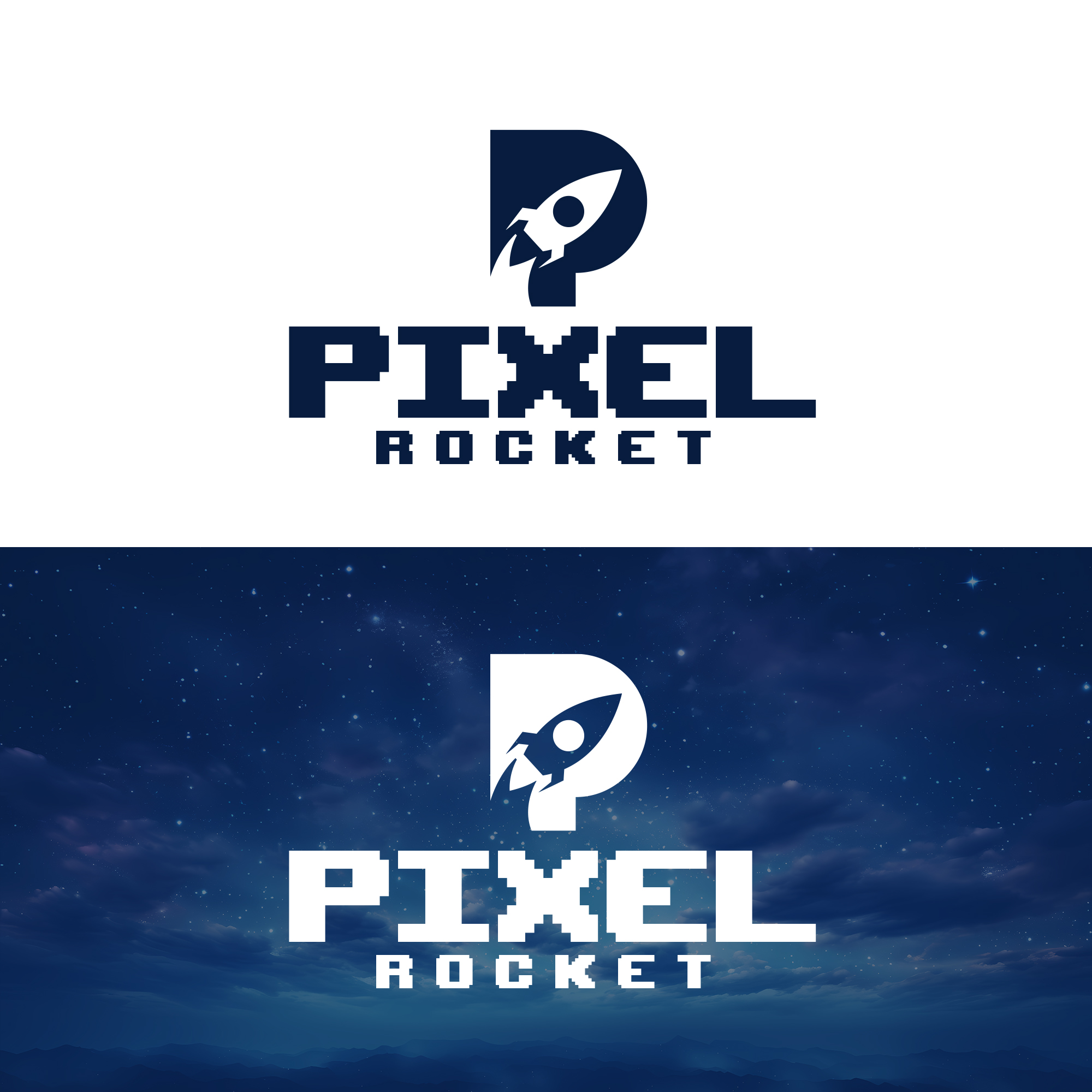 Logo Design by DSCMedia™ for Pixel Rocket | Design #36494013
