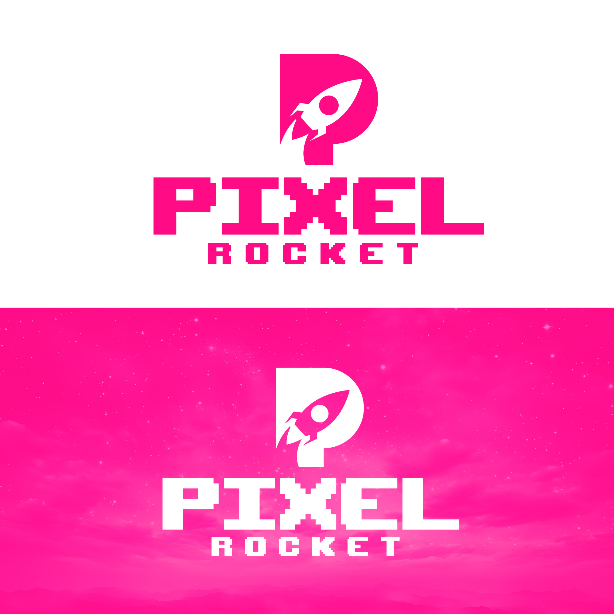 Logo Design by DSCMedia™ for Pixel Rocket | Design #36495882