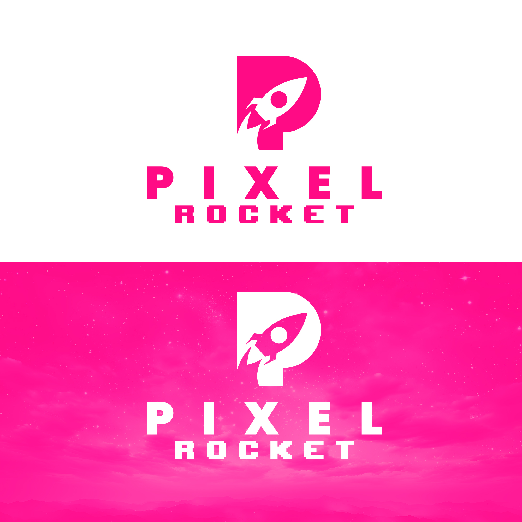 Logo Design by DSCMedia™ for Pixel Rocket | Design #36496085