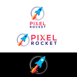 Logo Design by ahmeddesigner123 for Pixel Rocket | Design: #36485305