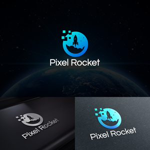 Logo Design by 4tech services for Pixel Rocket | Design: #36483925