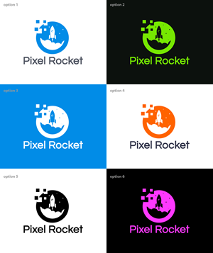 Logo Design by 4tech services for Pixel Rocket | Design: #36486032