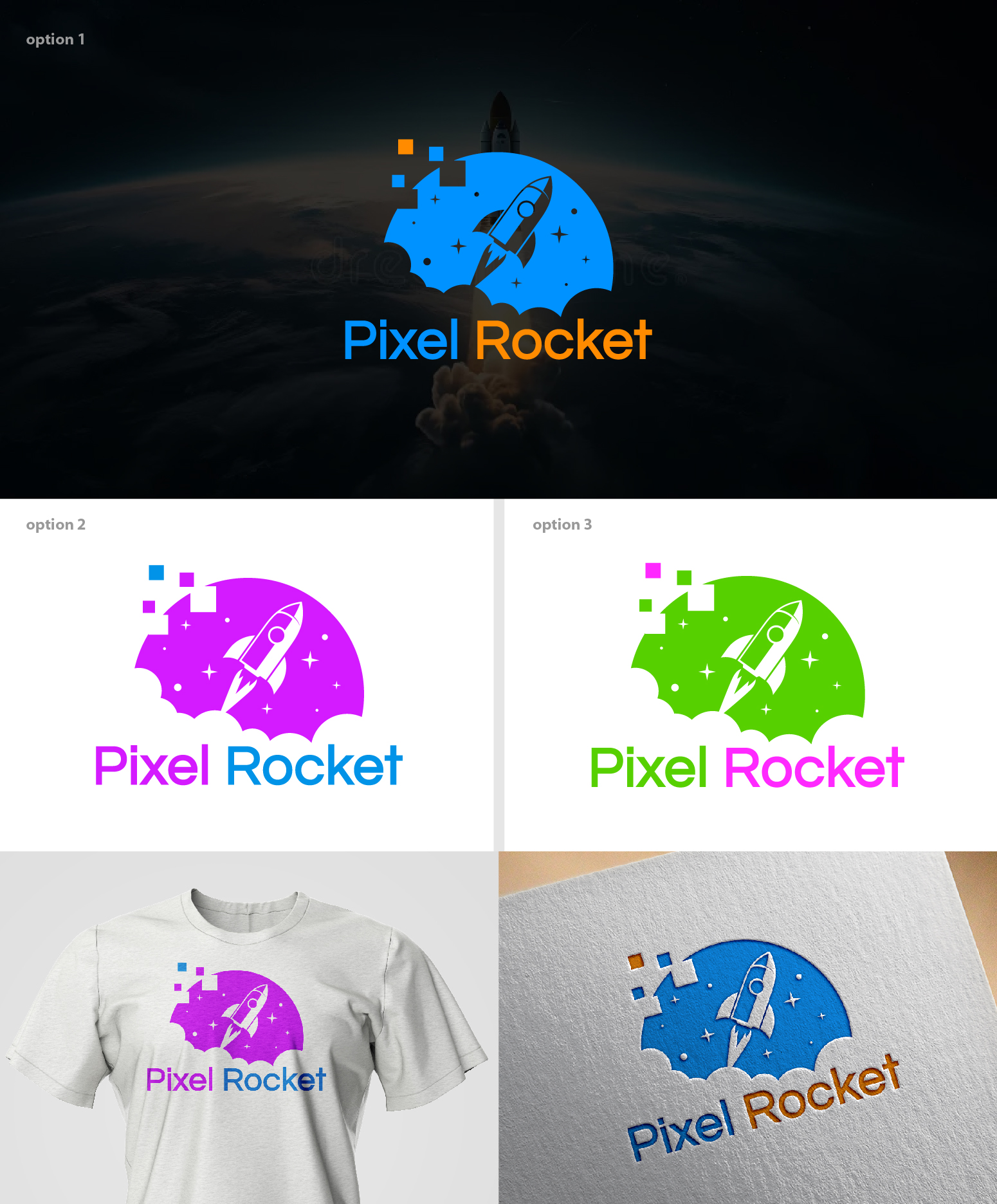 Logo-Design von 4tech services für Pixel Rocket | Design #36488036