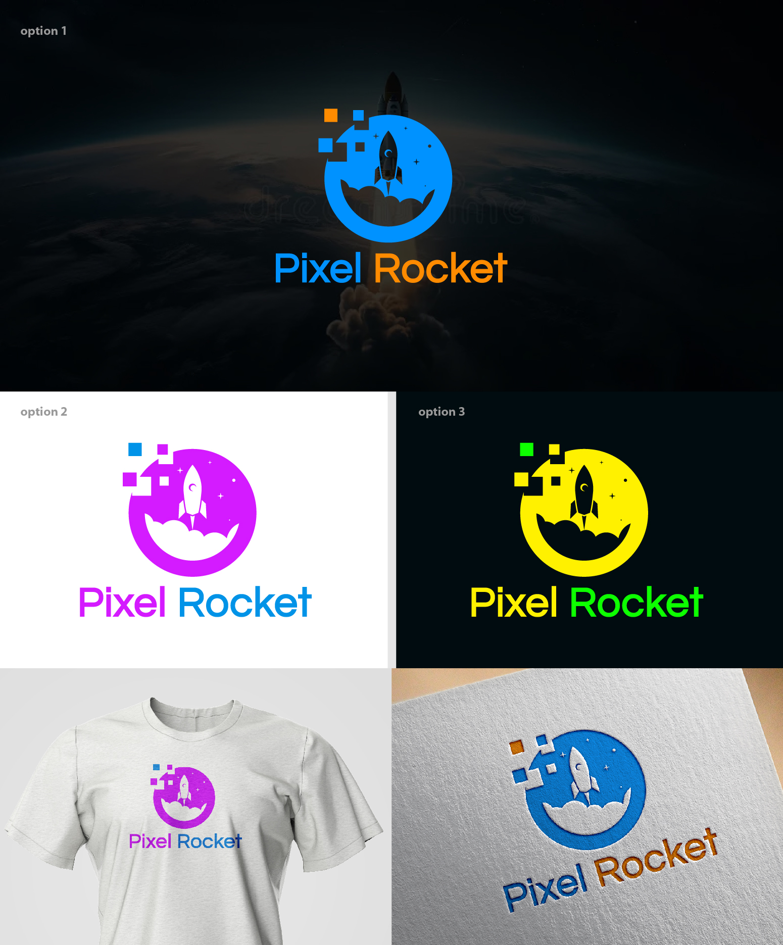 Logo-Design von 4tech services für Pixel Rocket | Design #36488037