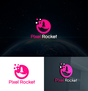 Logo Design by 4tech services for Pixel Rocket | Design: #36495533