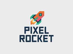 Logo Design by Minang Art_Studio for Pixel Rocket | Design: #36495977