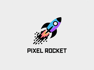 Logo Design by Minang Art_Studio for Pixel Rocket | Design: #36495978