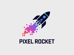 Logo Design by Minang Art_Studio for Pixel Rocket | Design: #36495979