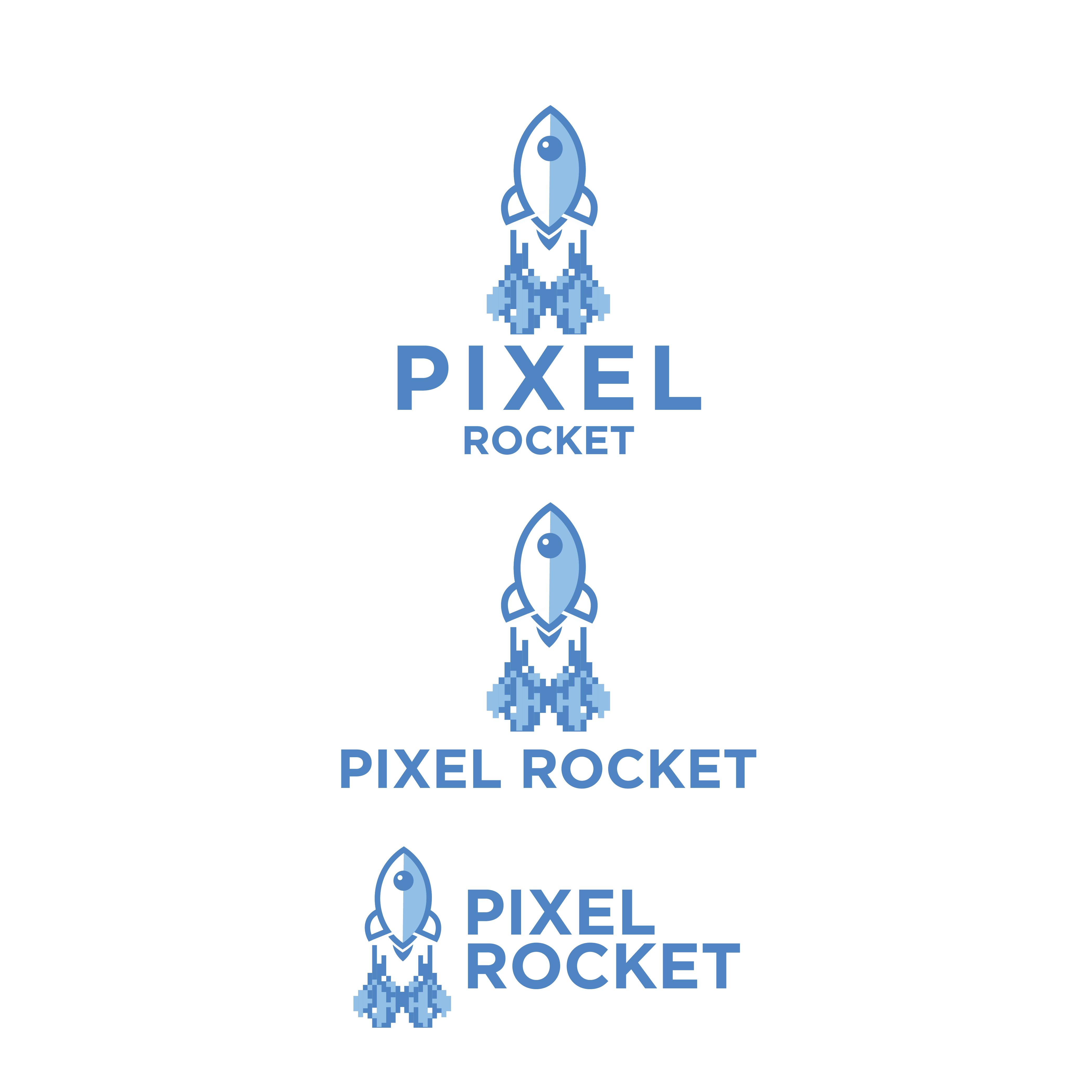 Logo Design by ares_h1 for Pixel Rocket | Design #36487131