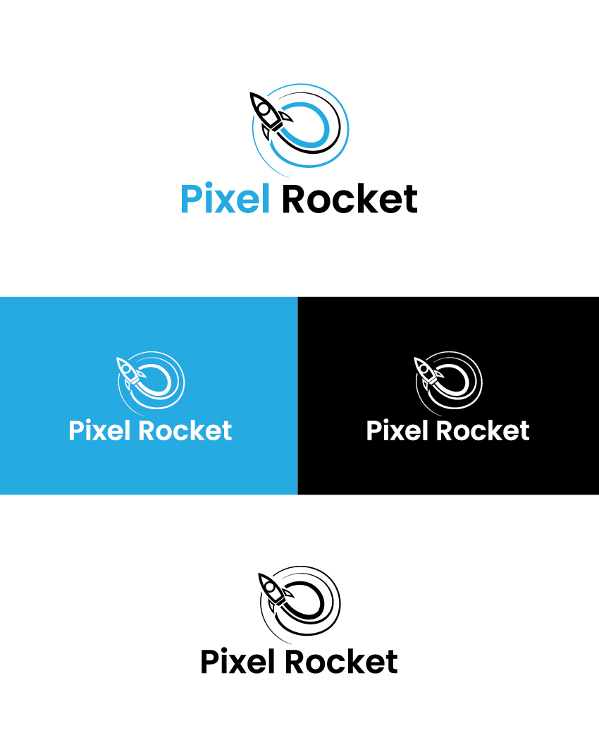 Logo Design by Maxo-Biz for Pixel Rocket | Design #36487708