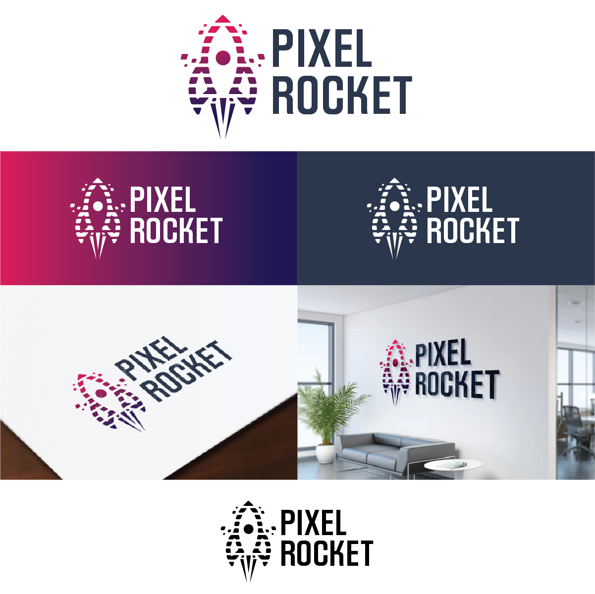 Logo Design by artmakers for Pixel Rocket | Design #36485578