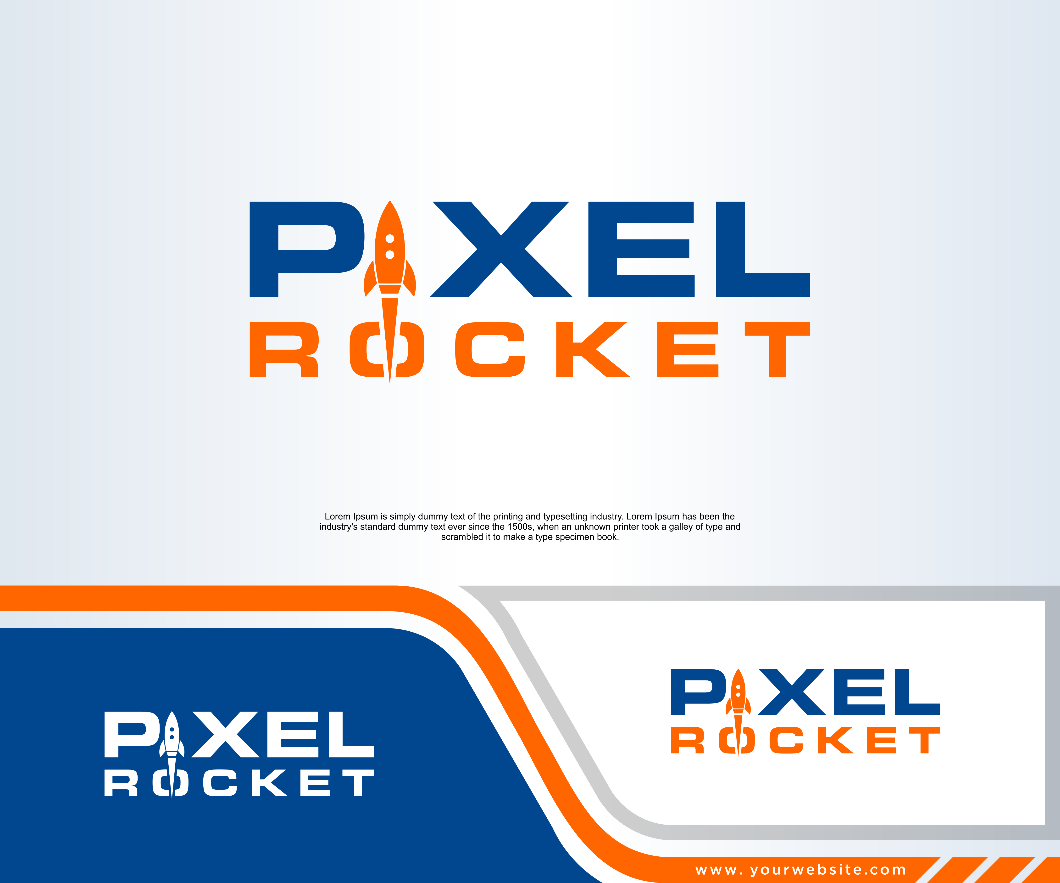 Logo Design by dobleh_creative for Pixel Rocket | Design #36484560