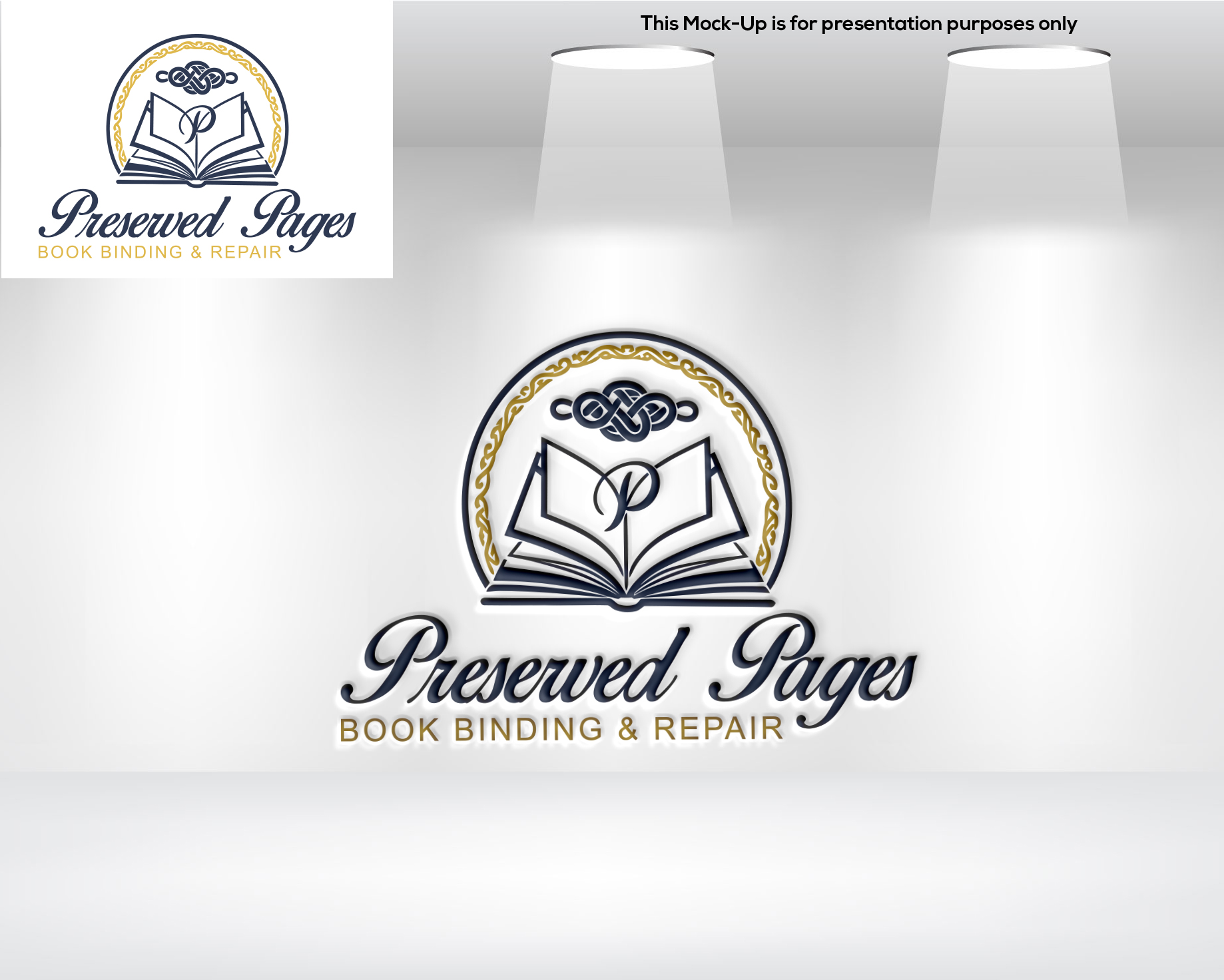 Logo Design by dubel ko for Preserved Pages | Design #36490080
