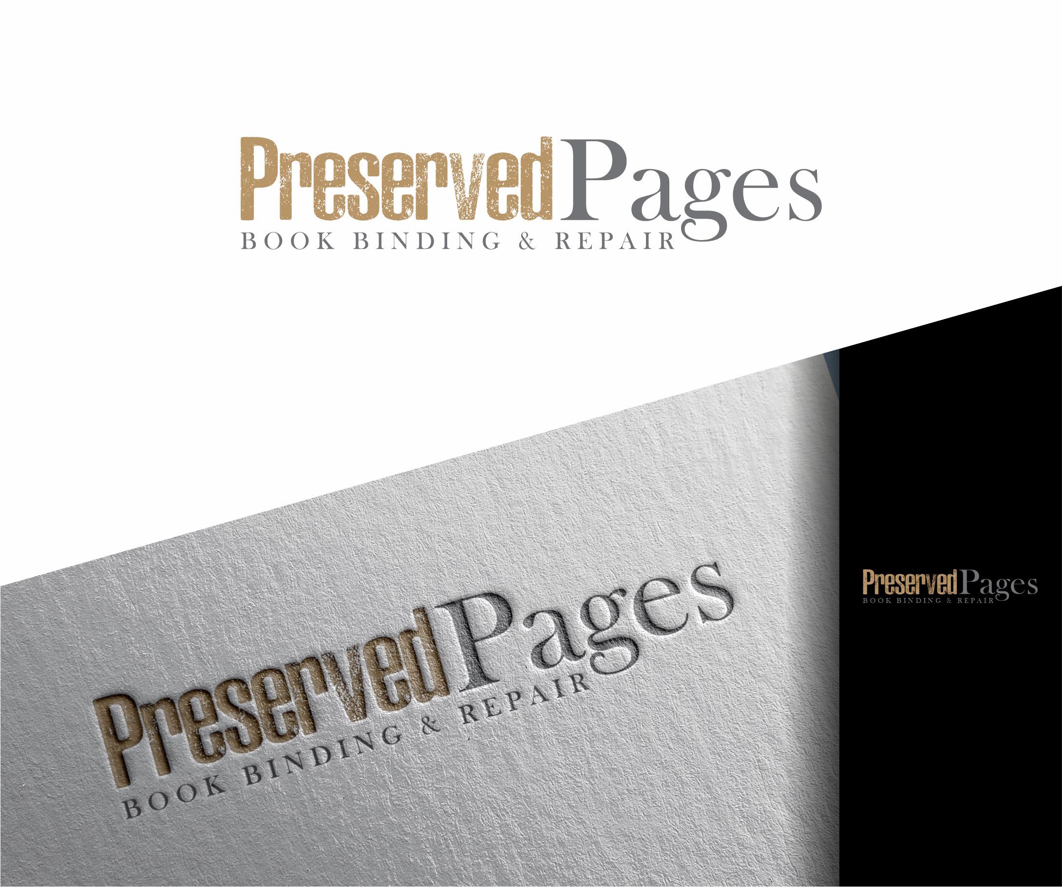 Logo Design by alkaline for Preserved Pages | Design #36493734