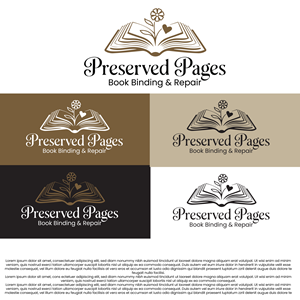 Logo Design by Shariqology for Preserved Pages | Design: #36490449