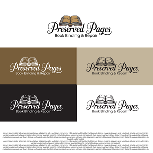 Logo Design by Shariqology for Preserved Pages | Design: #36490451