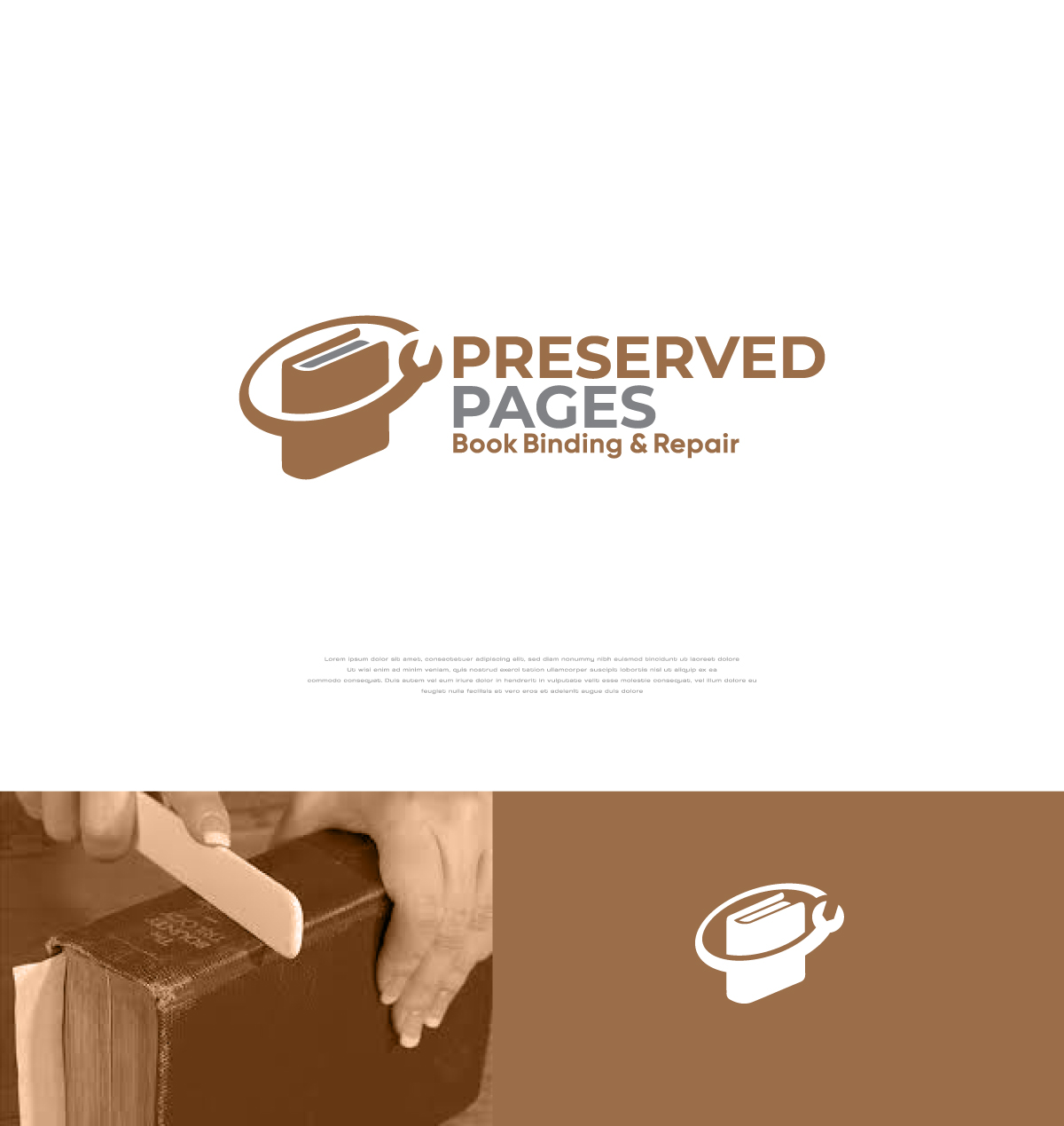 Logo Design by apik. for Preserved Pages | Design #36492112
