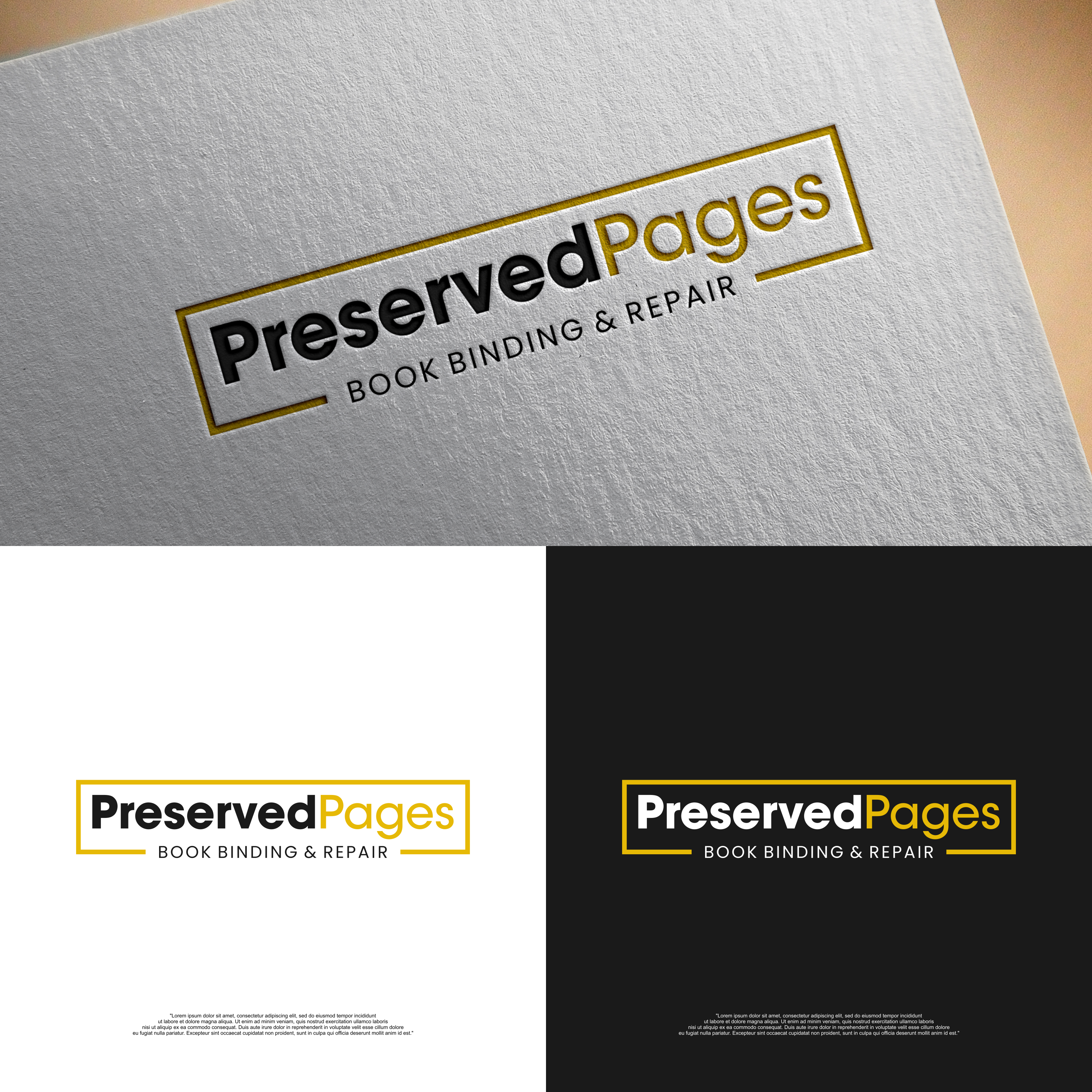 Logo Design by arillingga for Preserved Pages | Design #36493044