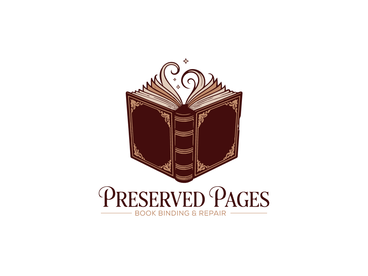Logo Design by yozdesign for Preserved Pages | Design #36505013