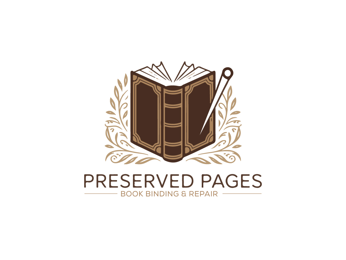 Logo Design by yozdesign for Preserved Pages | Design #36505042