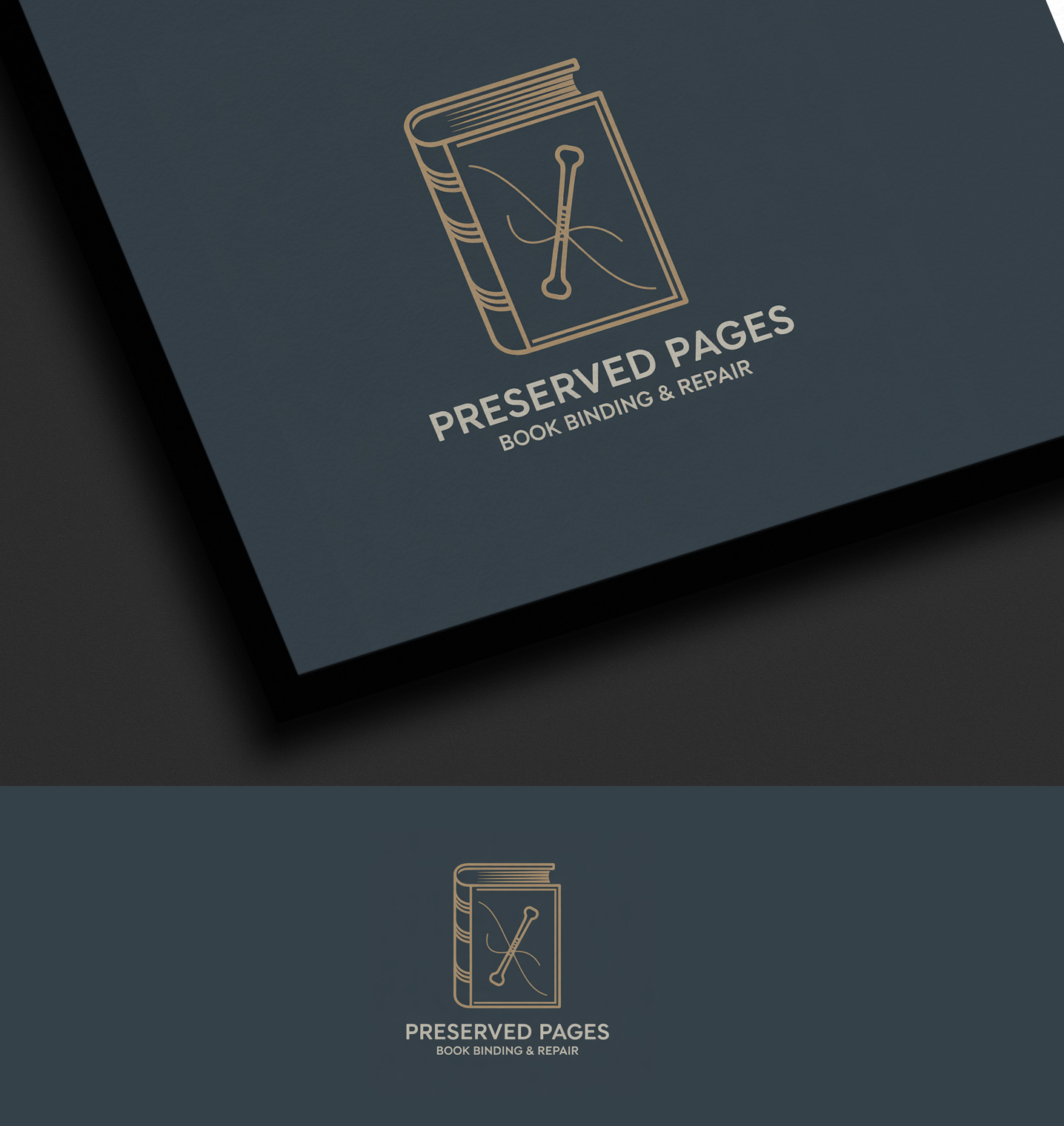 Logo Design by Opulent Designs for Preserved Pages | Design #36498087