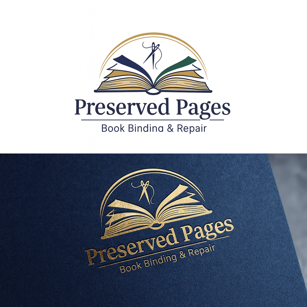 Logo Design by Taha_01 for Preserved Pages | Design #36490997