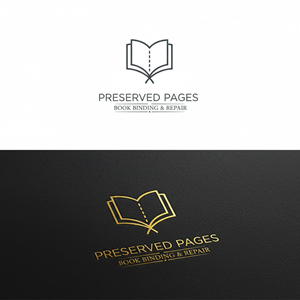 Logo Design by Taha_01 for Preserved Pages | Design: #36499126