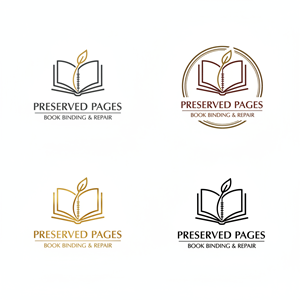 Logo Design by Taha_01 for Preserved Pages | Design: #36499127