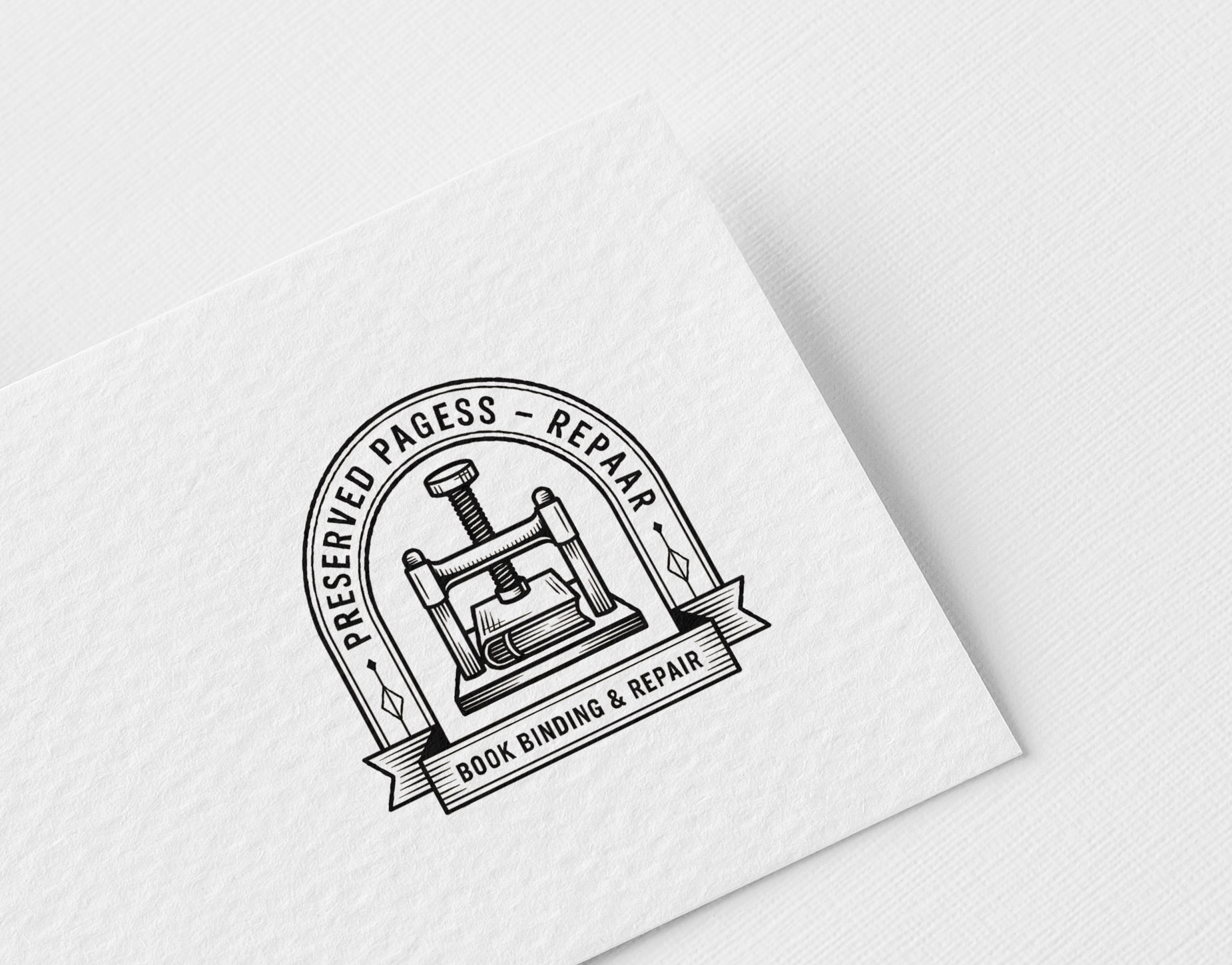 Logo Design by Jena Siraj for Preserved Pages | Design #36493176