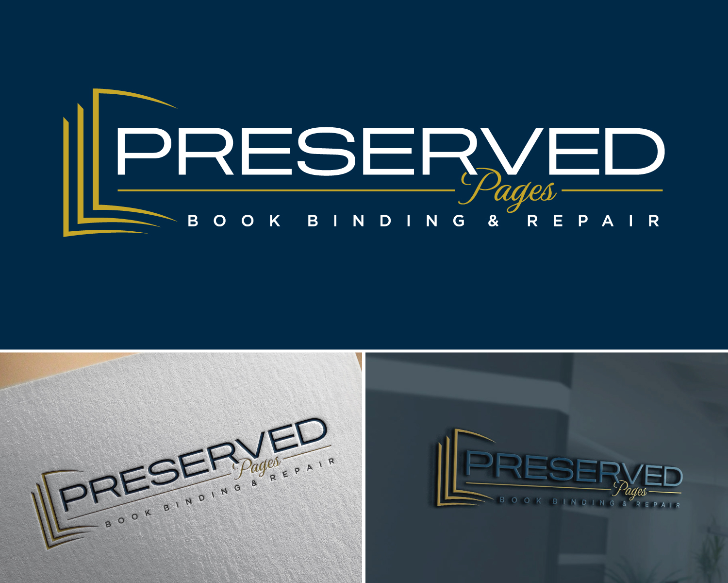 Logo Design by Atec for Preserved Pages | Design #36491112