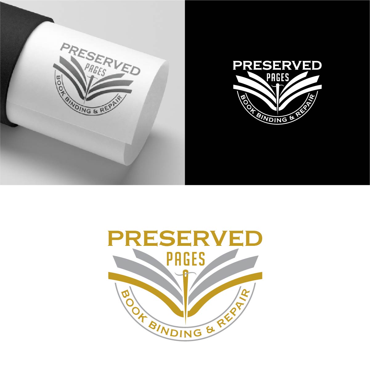 Logo Design by fly  design for Preserved Pages | Design #36492724