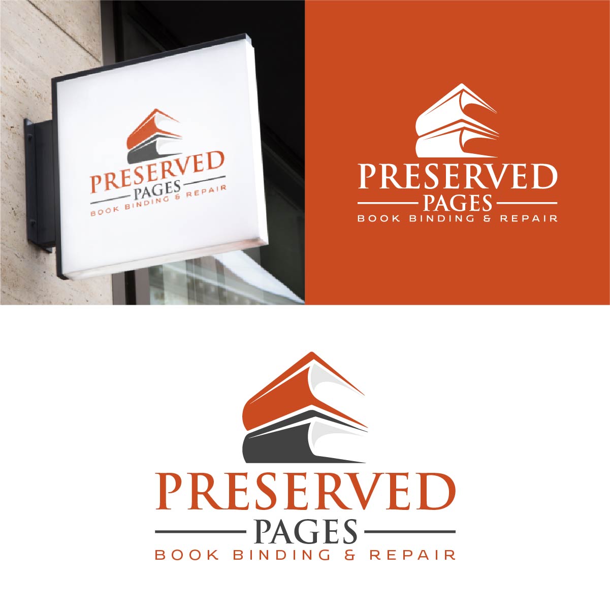 Logo Design by fly  design for Preserved Pages | Design #36492725