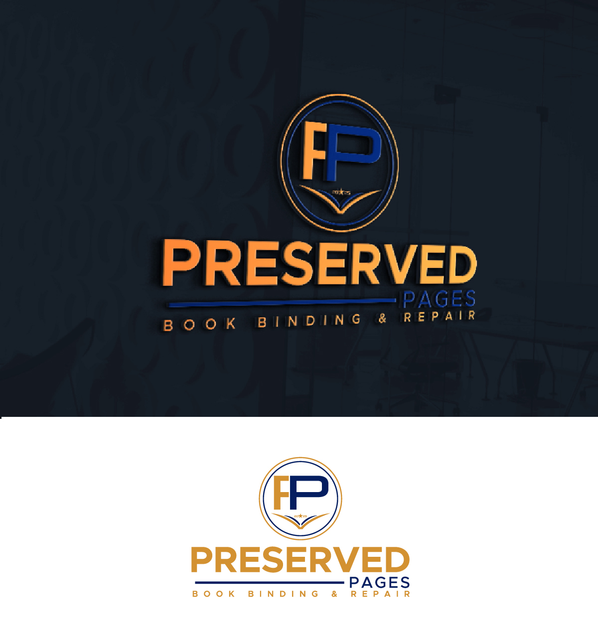 Logo Design by fly  design for Preserved Pages | Design #36492727