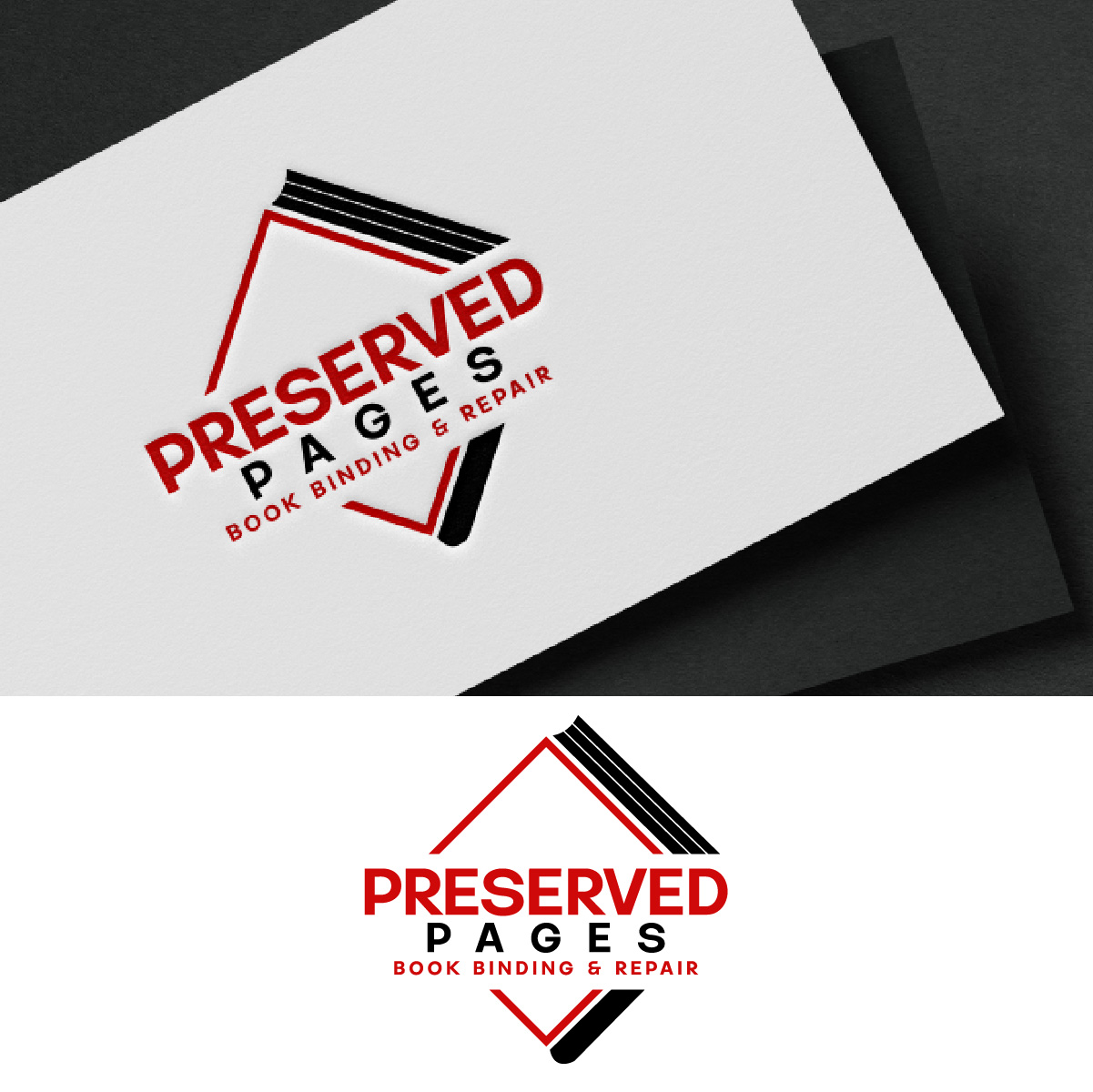 Logo Design by fly  design for Preserved Pages | Design #36492736