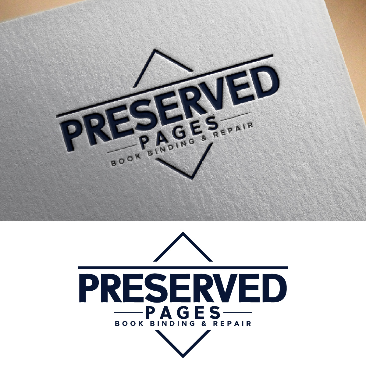 Logo Design by fly  design for Preserved Pages | Design #36492738