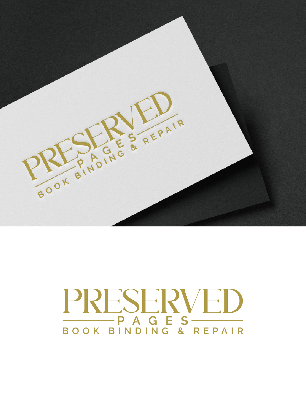 Logo Design by fly  design for Preserved Pages | Design #36492740