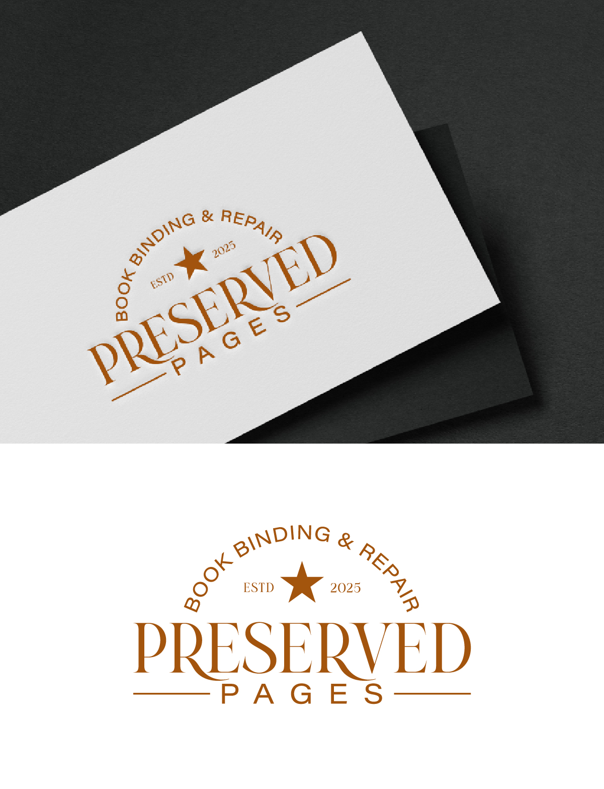 Logo Design by fly  design for Preserved Pages | Design #36492743