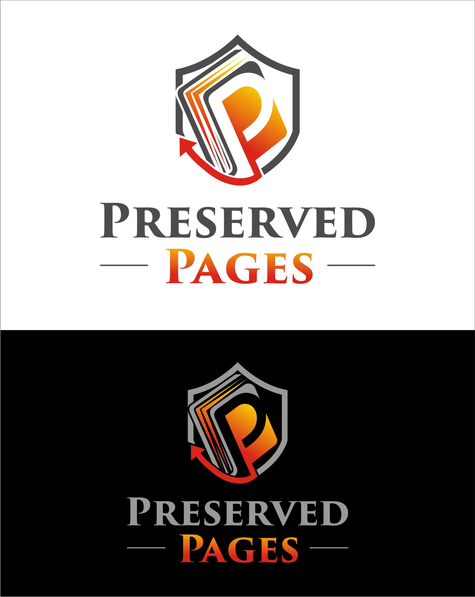 Logo Design by Soul Light for Preserved Pages | Design #36493166