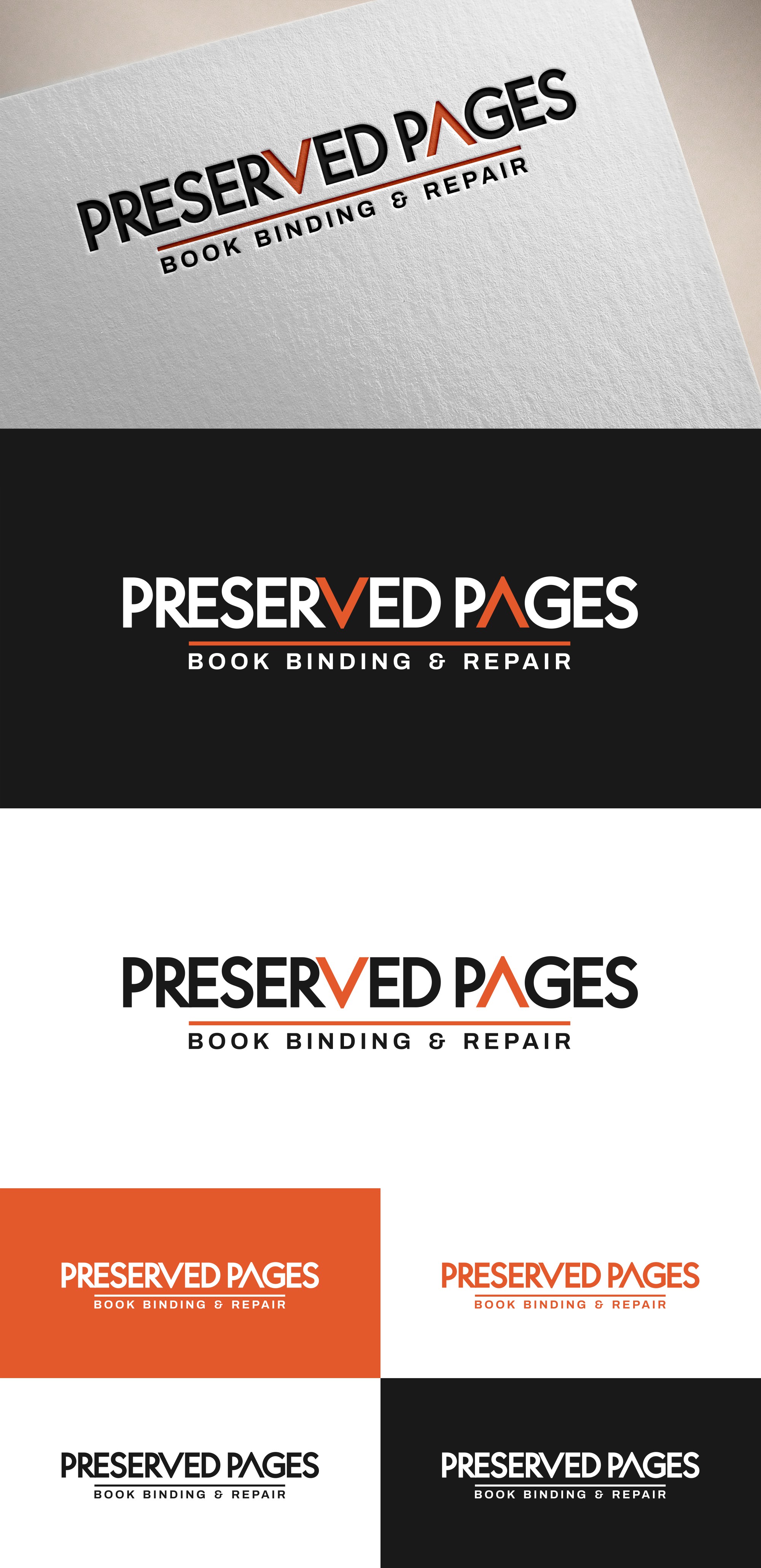 Logo Design by bojboga for Preserved Pages | Design #36500197