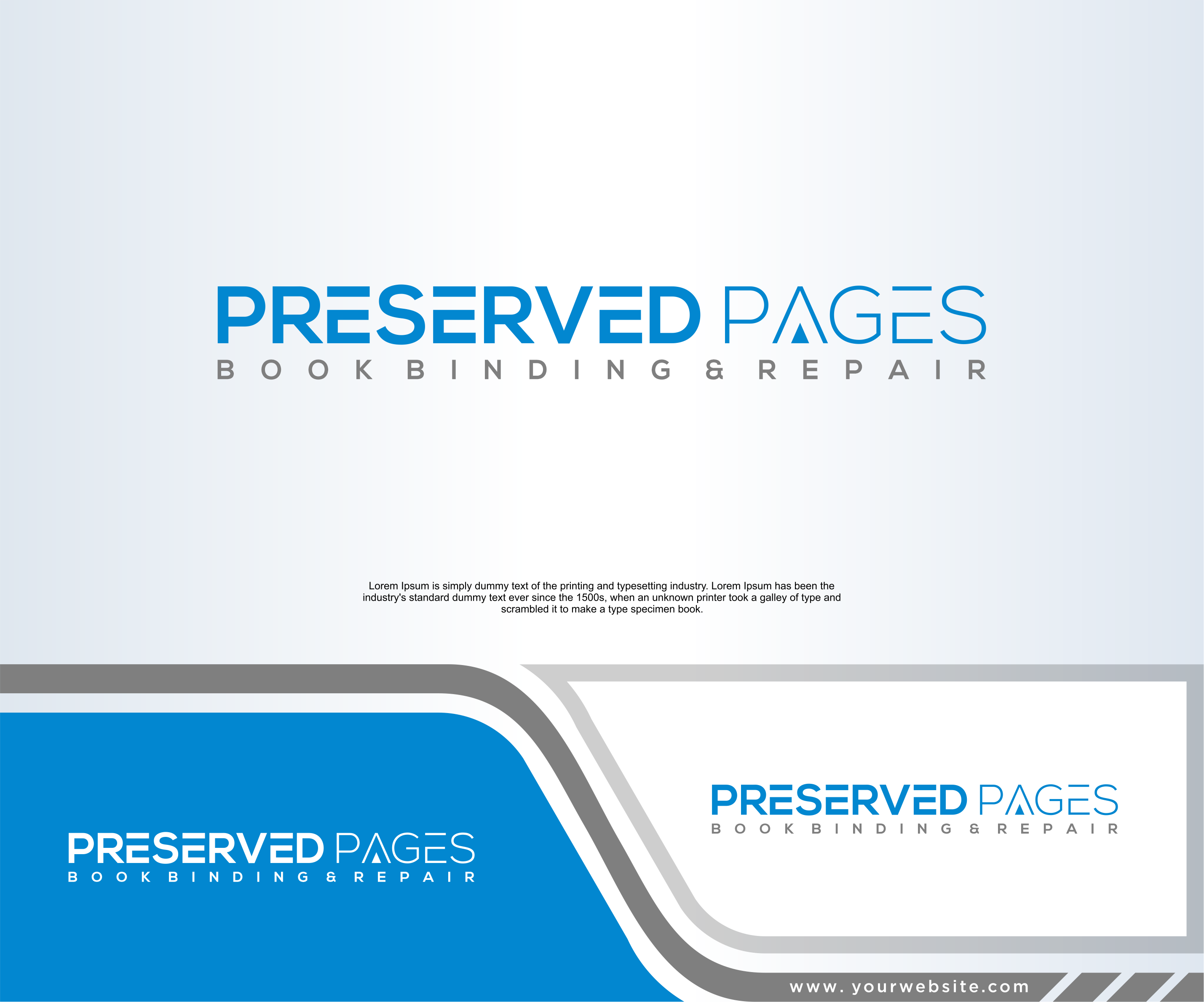 Logo Design by dobleh_creative for Preserved Pages | Design #36489365