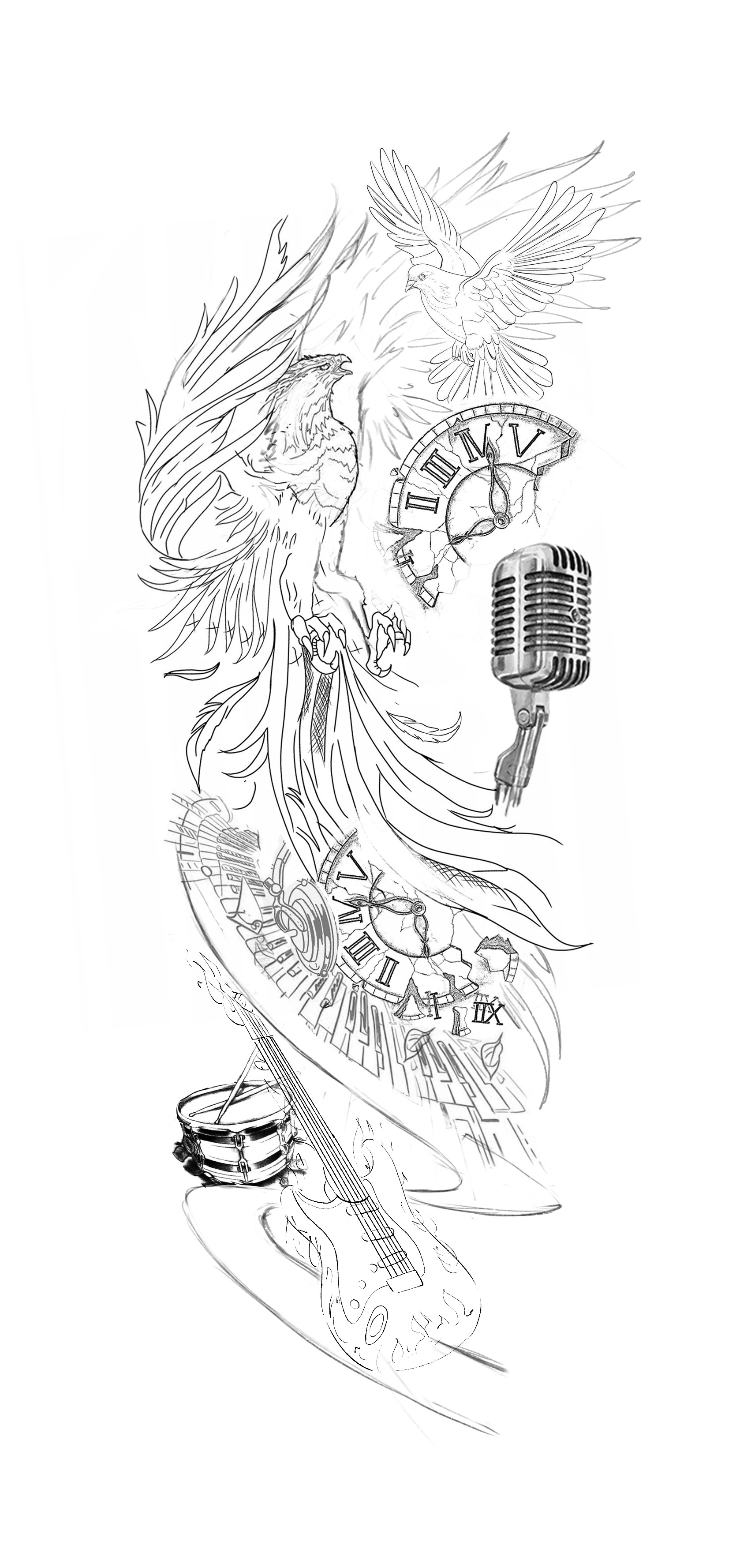 Tattoo Design by ELAMANTS for this project | Design #36525047